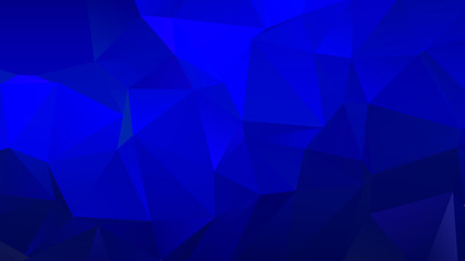 Fototapeta premium Blue Hues Trendy Low Poly Backdrop Design