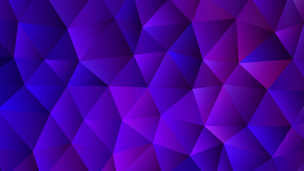 Obraz premium Trendy Low Poly with Indigo Blue Backdrop