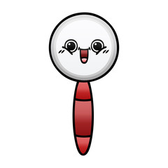 gradient shaded cartoon magnifying glass