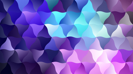Fototapeta premium Low Poly Backdrop with Blend of Blue and Purple