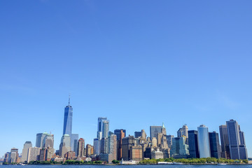 Fototapeta na wymiar View of Manhattan, New York