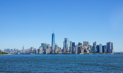 Fototapeta na wymiar View of Manhattan, New York