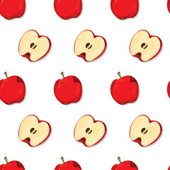 fruit pattern background graphic apple