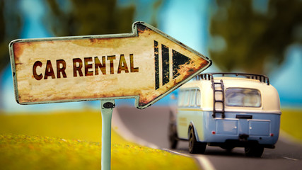 Sign 348 - CAR RENTAL