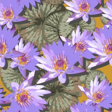 Tropical Dreams - Purple Lotus