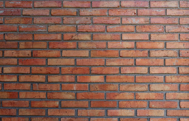 Modern red and brown brick wall
