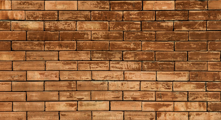 old red brick wall background