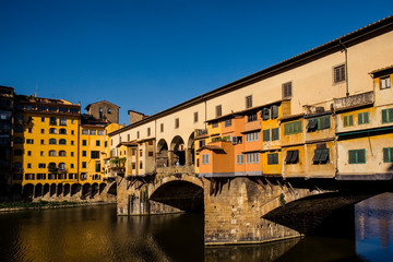 Fototapeta na wymiar Ponte Vecchio, Florença, Italia, Europa