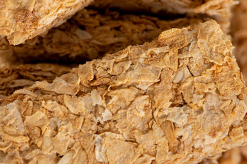 Whole grain wheat biscuits breakfast cereal