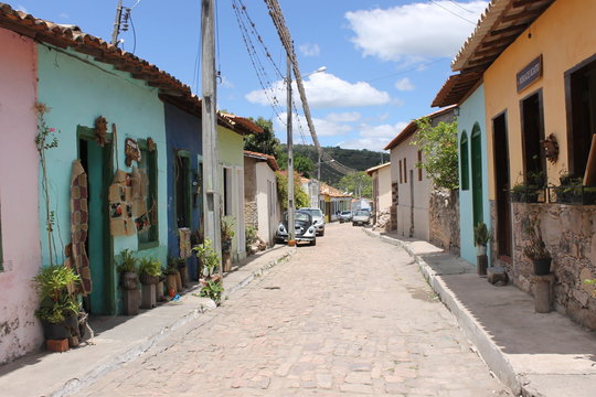 Rua do Vilarejo de Igatu/Bahia/Brasil
