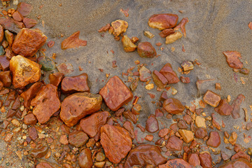 rote Steine, Landmannalaugar, Island