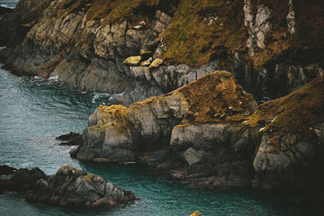Rocks and sea