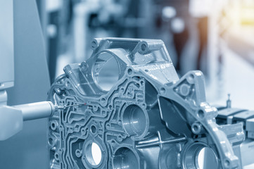 The  multi axis CMM machine measure the automatic gearbox parts .The automotive part quality...