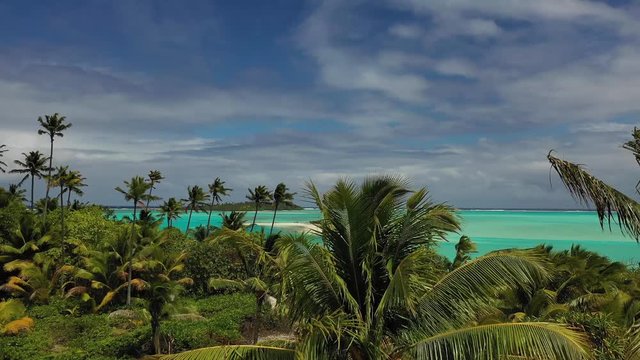 Cook Islands - Aitutaki Lift off from Onefoot Island