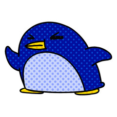 cartoon kawaii of a cute penguin
