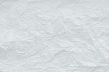 white crumpled paper background and texture