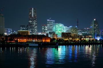 みなとみらいの夜景