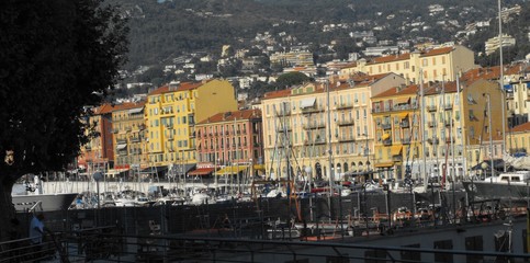 Fototapeta na wymiar port de Nice