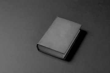 Vintage Book on Paper Background. White and Black Vintage Photo.