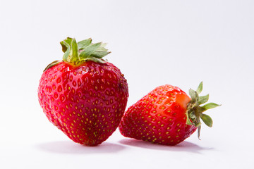 Strawberries berry isolated on white background