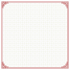 Chinese Traditional Background, White Page