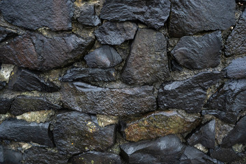 Wet Stone Wall