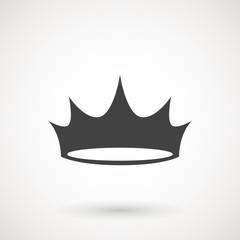 Crown Icon in trendy flat style isolated on grey background. Crown symbol for your web site design, logo, app, UI. Vector illustration, EPS10
