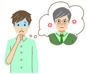 心配をする男性