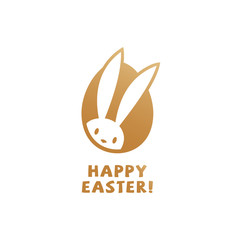 Happy Easter postcard