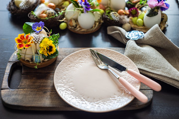 Easter table setting