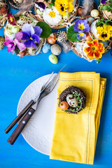 Easter table setting