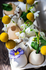 Easter holiday card concept