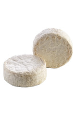 Brie cheese isolated on white