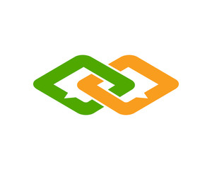 square chat group logo icon