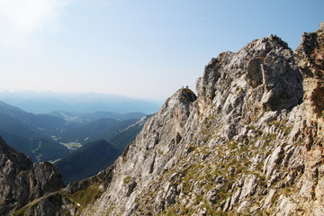 The top of Karwendel, Mittenwald, Germany