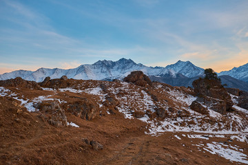 Fototapeta premium The Caucasus Mountains