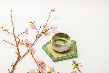 Obraz na płótnie Canvas タイトル 抹茶　green tea made in Japan