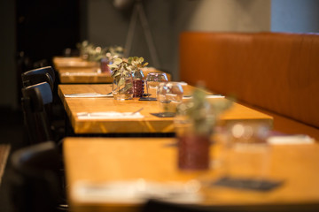 table in restaurant