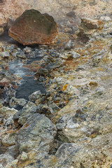 im Hochtemperaturgebiet Seltun, Krysuvik, Island