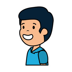 happy young man character