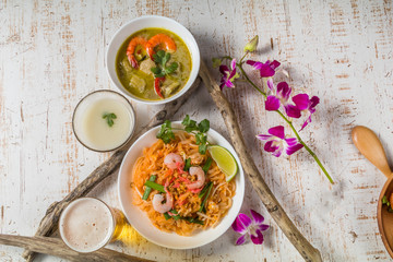 代表的なタイ料理　typical Thai cuisine