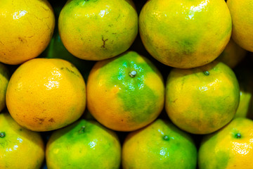 orange on supermarket