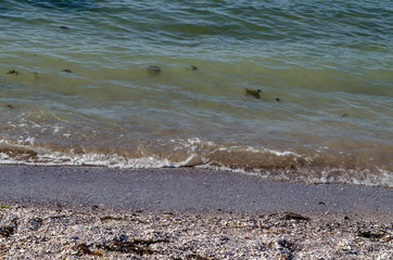 Sea-shore by Nessebar old town, Bulgaria