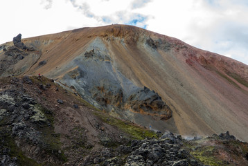 Volcanic mountains of Landmannalaugar in Fjallabak Nature Reserve. Iceland