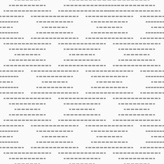 Abstract seamless pattern of dotted horizontal dotted lines forming rhombuses.