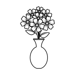 floral decoration in classic vase