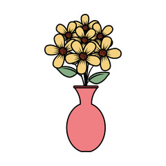 floral decoration in classic vase