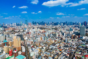 Fototapeta premium (東京都-都市風景)展望ラウンジから望む芝方面の風景３ 