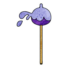 quirky hand drawn cartoon lolipop