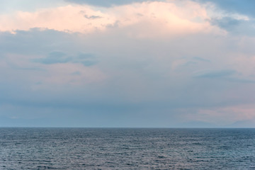 Sunrise on the Southern Italian Mediterranean Sea